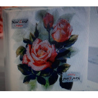 Салфетки 2-слоя 20 листов 33*33 "New Line" FRESCO РОЗА ЧАЙНАЯ 1/20