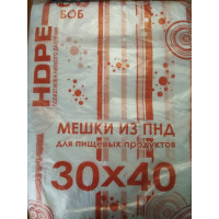 Мешок ПНД 30*40/15 мкм (1000 гр) ББ (красная) ОСОБОПРОЧНЫЕ 1/15